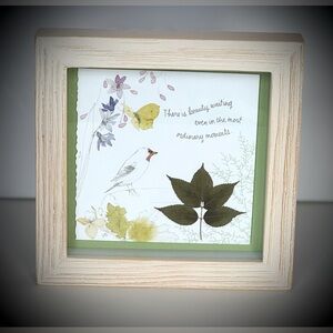 🔥Clearance- Hallmark Nature-Inspired Framed Art with Green Accents